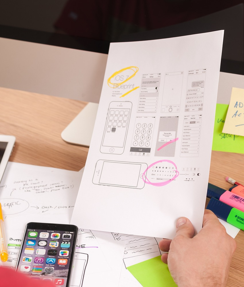 Shared photo album mockup